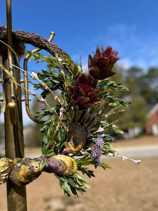 PROTEA OYSTER WREATH