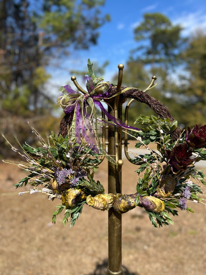 PROTEA OYSTER WREATH